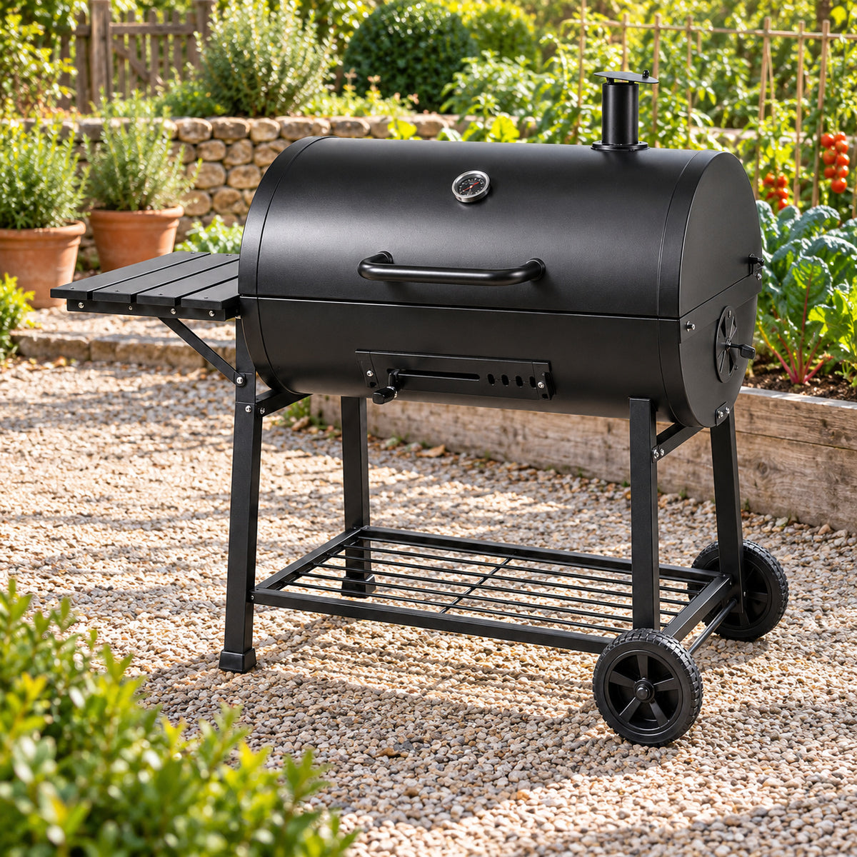 24-inch Barrel Charcoal Grill