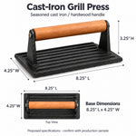 Cast-Iron Grill Press