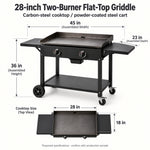 28-inch Two-Burner Flat-Top Griddle