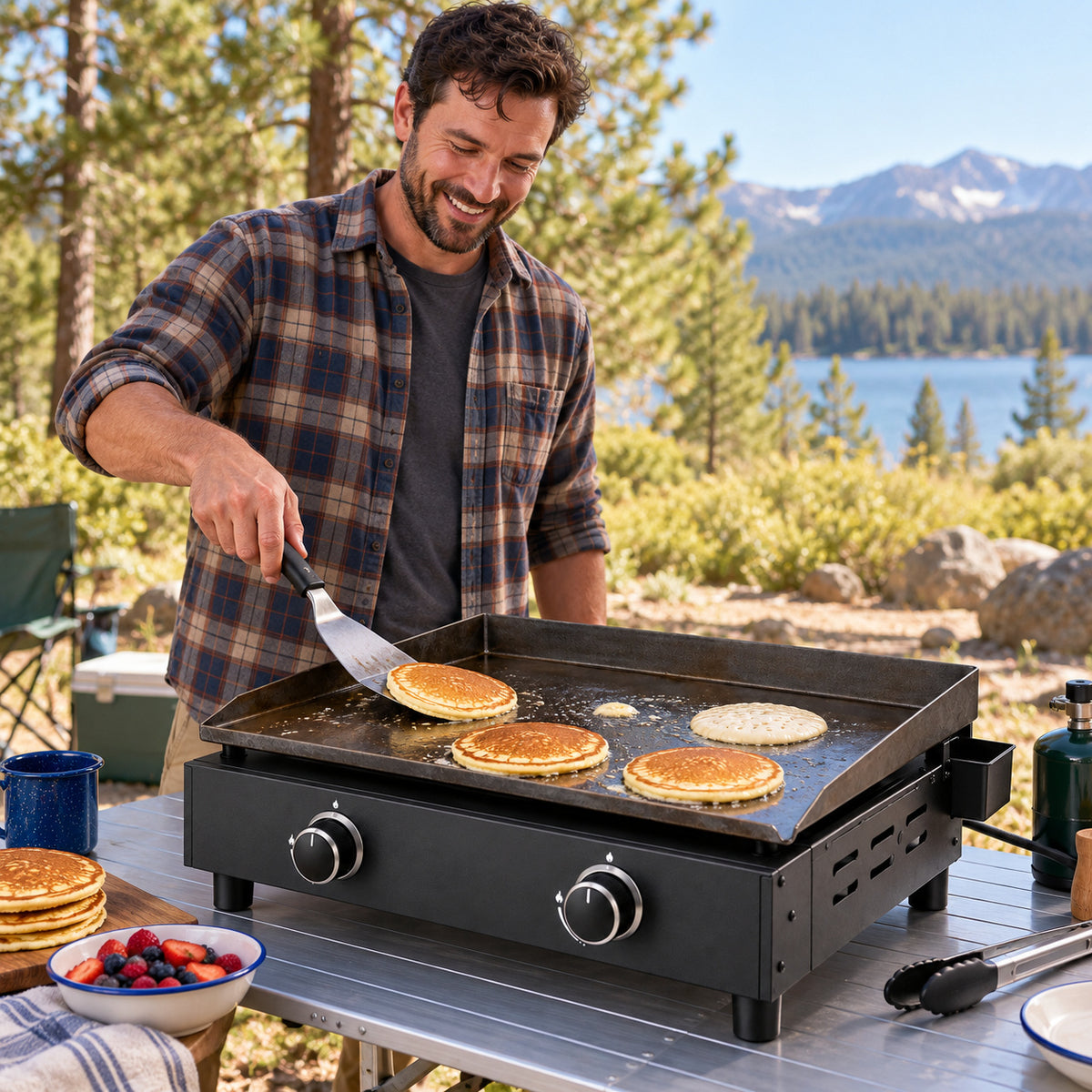 22-inch Tabletop Propane Griddle