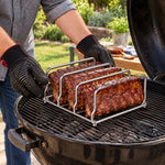 Three-Slot BBQ Rib Rack