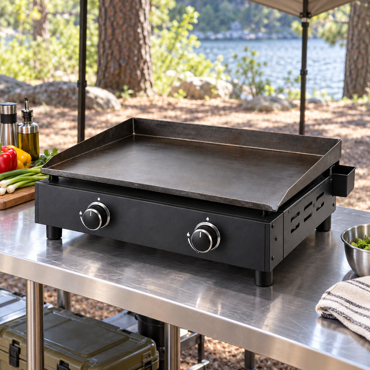 22-inch Tabletop Propane Griddle
